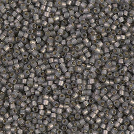 DB2185 11/0 Duracoat Semi Frosted Silver Lined Dyed Acacia Miyuki Delica