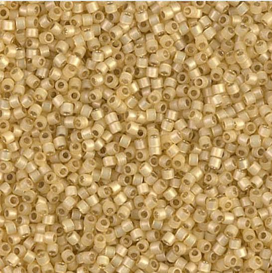 DB2186 11/0 Duracoat Semi Frosted Silver Lined Dyed Vinho Verde Miyuki Delica