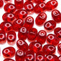MiniDuo Ruby 2-Hole 2x4MM Czech Glass 90080