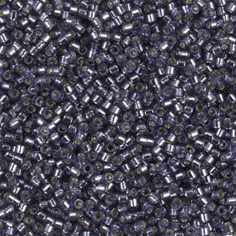 DB2167 11/0 Duracoat Silver Lined Dyed Prussian Blue Miyuki Delica