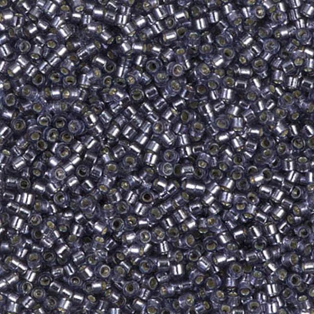 DB2167 11/0 Duracoat Silver Lined Dyed Prussian Blue Miyuki Delica