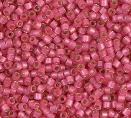 DB2175 11/0 Duracoat Semi Frosted S/L Dyed Hibiscus Miyuki Delica