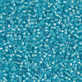 DB1708 11/0 Mint Pearl Lined Ocean Blue Miyuki Delica 