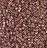 DB1737 11/0 Rose Lined Amethyst AB Miyuki Delica