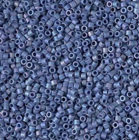 DB12317 11/0 Matte Opaque Glazed Bayberry AB Miyuki Delica