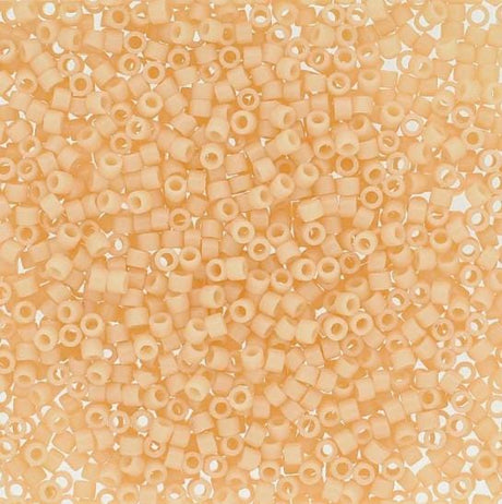 DB2351 11/0 Duracoat Opaque Dyed Pale Peach Miyuki Delica 