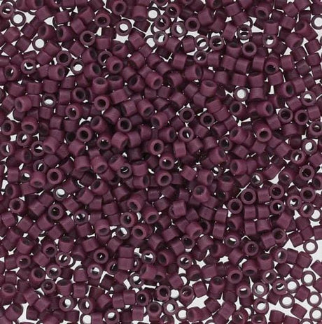 DB2355 11/0 Duracoat Opaque Dyed Plum Berry Miyuki Delica