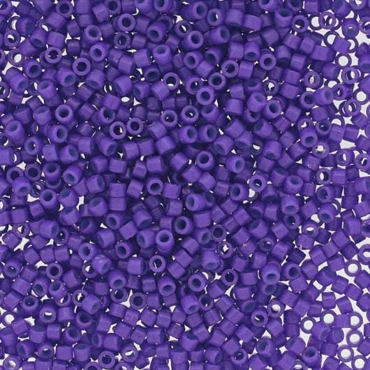 DB2359 11/0 Duracoat Opaque Dyed Violet Miyuki Delica