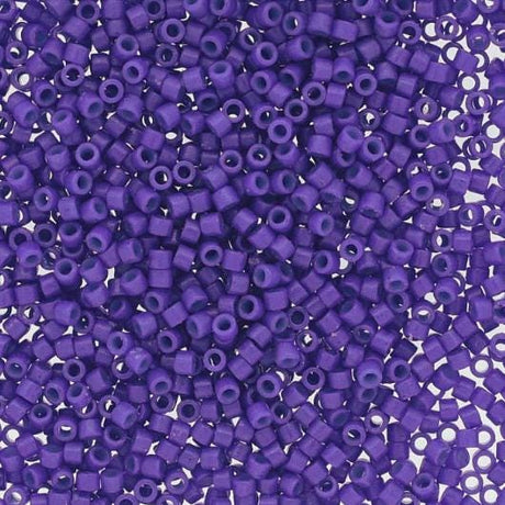 DB2359 11/0 Duracoat Opaque Dyed Violet Miyuki Delica