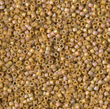 DB2303 11/0 Matte Opaque Glazed Honey Bee AB Miyuki Delica 