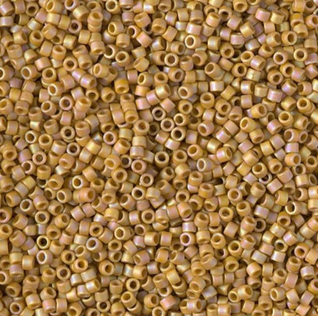 DB2303 11/0 Matte Opaque Glazed Honey Bee AB Miyuki Delica 