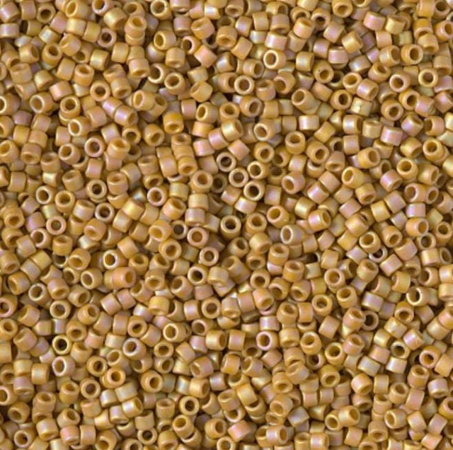 DB2303 11/0 Matte Opaque Glazed Honey Bee AB Miyuki Delica 