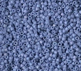 Delica 11/0 Frost Opaque Glaze Rainbow Soft Blue Miyuki Delica Bead, DB2318-5 Grams