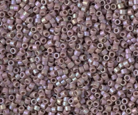 DB2321 11/0 Matte Opaque Glazed Dark Beige AB Miyuki Delica