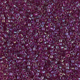 DB1747 11/0 Fuchsia Lined Amethyst AB Miyuki Delica 