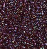DB1751 11/0 Red Lined Topaz AB Miyuki Delica