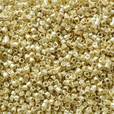 DB2502 11/0 Duracoat Galvanized Yellow Miyuki Delica