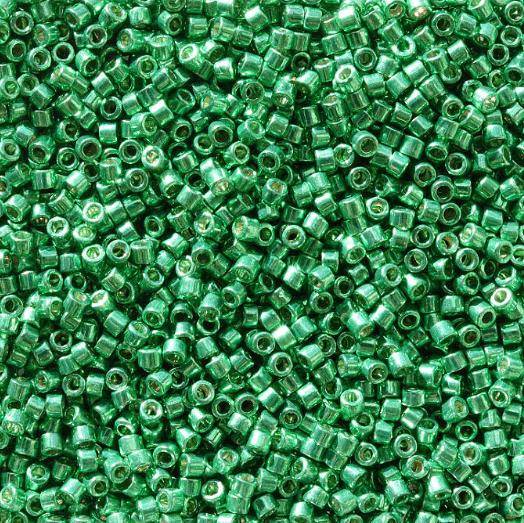 DB2505 11/0 Duracoat Galvanized Dark Mint Green Miyuki Delica
