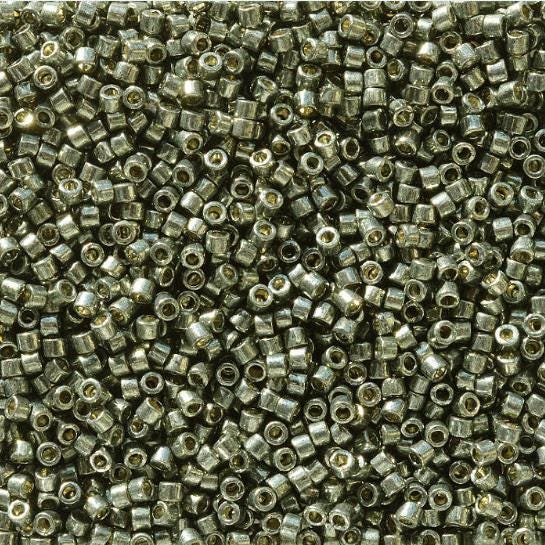 DB2512 11/0 Duracoat Galvanized Dark Steel Green Miyuki Delica