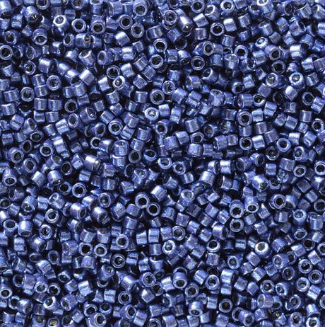 DB2517 11/0 Duracoat Galvanized Mermaid Blue Miyuki Delica