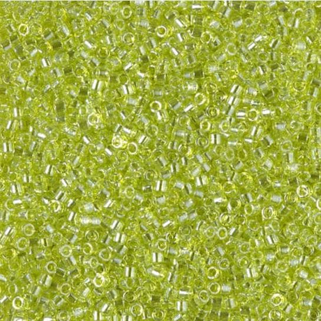 DB1888 11/0 Transparent Chartreuse Luster Miyuki Delica 