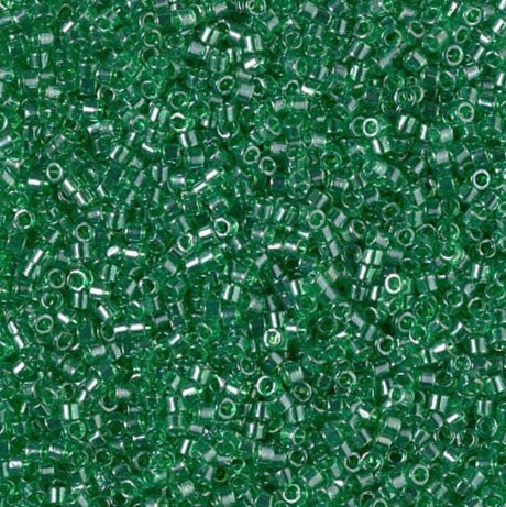 DB1889 11/0 Transparent Green Luster Miyuki Delica 
