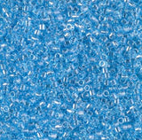 DB1890 11/0 Transparent Sky Blue Luster Miyuki Delica