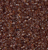 DB1891 11/0 Transparent Dark Topaz Luster Miyuki Delica
