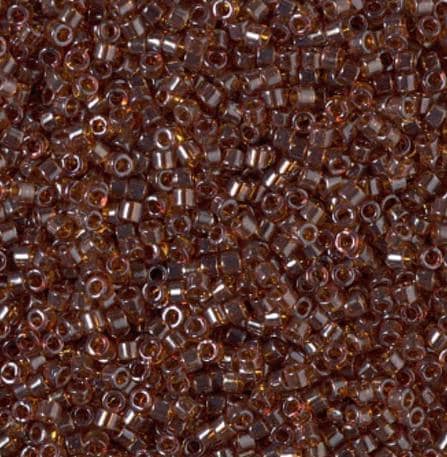 DB1891 11/0 Transparent Dark Topaz Luster Miyuki Delica