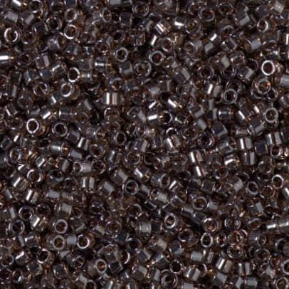 DB1892 11/0 Transparent Sable Brown Luster Miyuki Delica