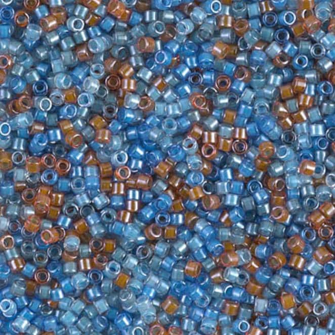 DB2068 11/0 Luminous Mix 8 Miyuki Delica River and Pebble Mix
