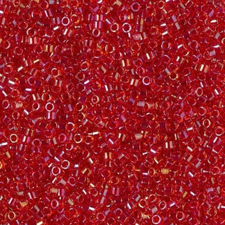 DB2374 11/0 Inside Dyed Scarlet Miyuki Delica 