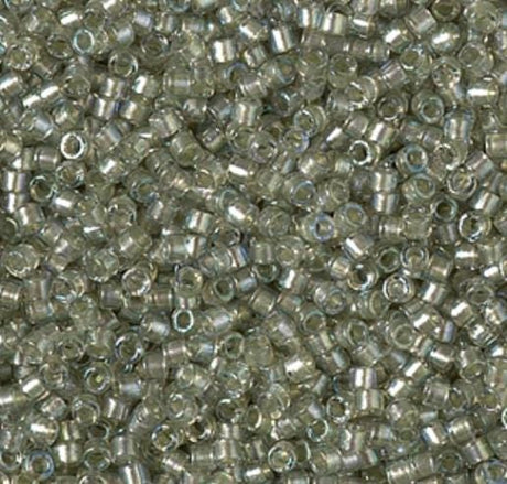 Delica, 11/0 Fancy Lined Silver Streak, DB238 Miyuki Delica-5 grams