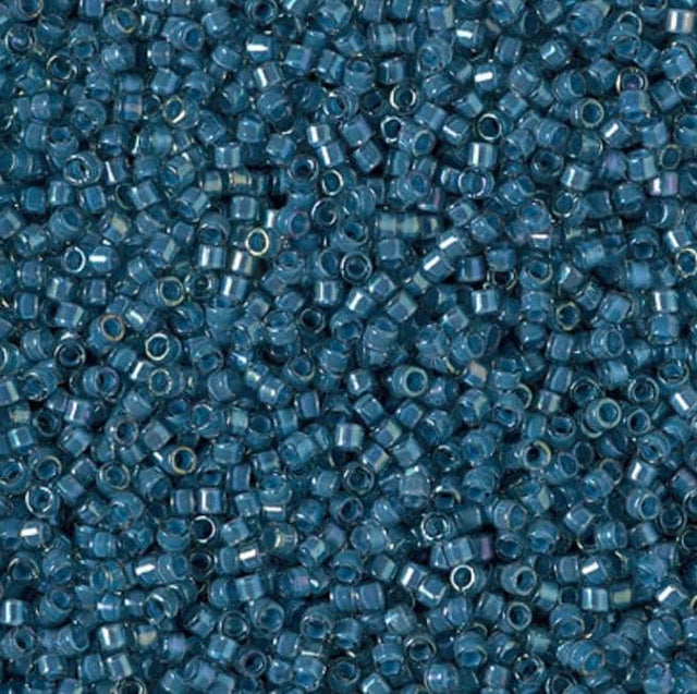 DB2384 11/0 Inside Dyed Stormy Blue Miyuki Delica