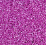 DB2038 11/0 Luminous Plum Crazy Miyuki Delica