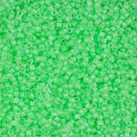 DB2040 11/0 Luminous Mint Green Miyuki Delica