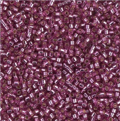 DB2162 11/0 Duracoat Silver Lined Dyed Hydrangea Miyuki Delica 
