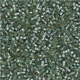 DB2165 11/0 Duracoat Silver Lined Dyed Sea Foam Miyuki Delica 