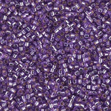 DB2168 11/0 Duracoat Silver Lined Dyed Orchid Miyuki Delica
