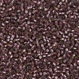 DB2170 11/0 Duracoat Silver Lined Dyed Raisin Miyuki Delica