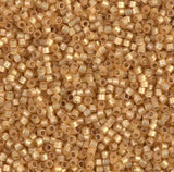 DB2171 11/0 Duracoat Silver Lined Dyed Straw Miyuki Delica