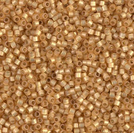 DB2171 11/0 Duracoat Silver Lined Dyed Straw Miyuki Delica