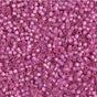 DB2174 11/0 Duracoat Semi-Frosted Silver Lined Dyed Pink Parfait Miyuki Delica 