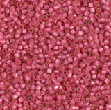 DB2175 11/0 Duracoat Silver Lined Dyed Hibiscus Miyuki Delica