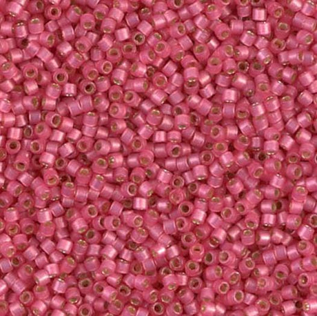 DB2175 11/0 Duracoat Silver Lined Dyed Hibiscus Miyuki Delica