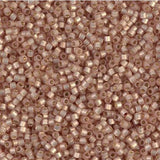 DB2177 11/0 Duracoat Semi Frosted Silver Lined Dyed Mica Miyuki Delica