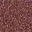 DB2179 11/0 Duracoat Semi Frosted Silver Lined Dyed Magenta Miyuki Delica
