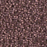 DB2183 11/0 Duracoat Silver Lined Dyed Raisin Miyuki Delica