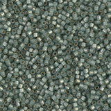 DB2190 11/0 Duracoat Semi Frosted Silver Lined Dyed Laurel Miyuki Delica