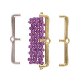 Cymbal Maronia lll-8/0 Bead Ending with Ring, 01297 Choose your color and quantity-2 pieces